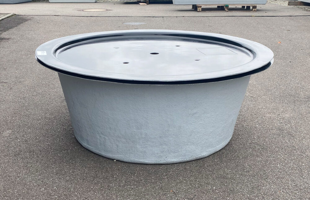 GFK-Teichbecken-rund-mit-Deckel,Teichschale,-Durchmesser-140-cm,-Tiefe-52-cm,-500-Liter