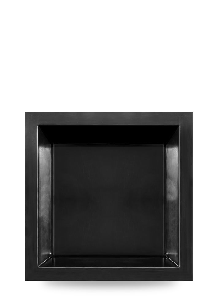 GFK Teichbecken quadratisch 1510 Liter <br/> 2100x2100x520 mm M+W-Gartenflair-GFK-Teichbecken-quadratisch-1500-Liter-schwarz-6026